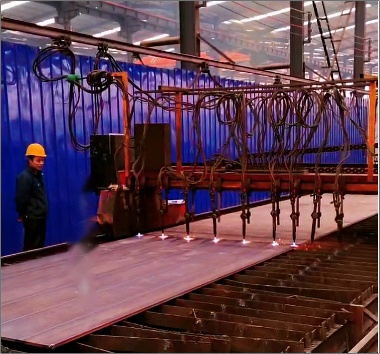 甘肃华池钢结构车间数控等离子切割机